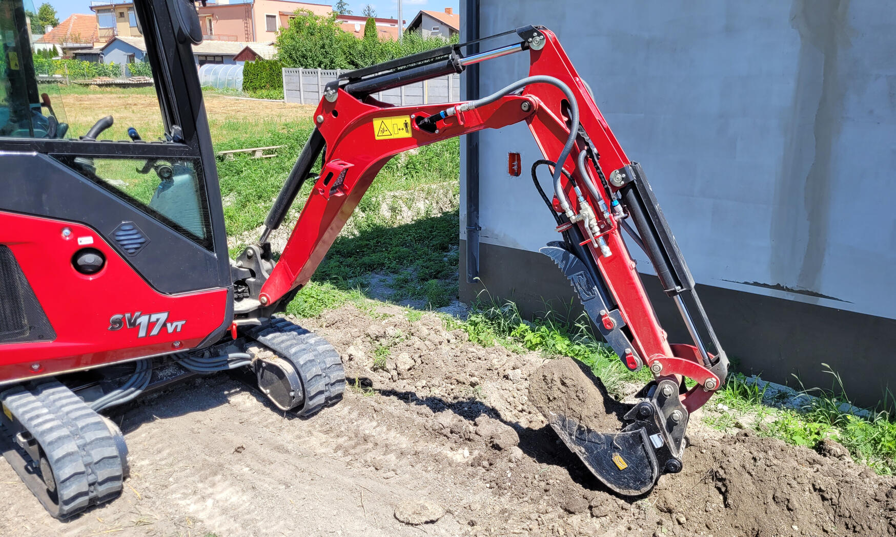 Vykopove prace Komarno